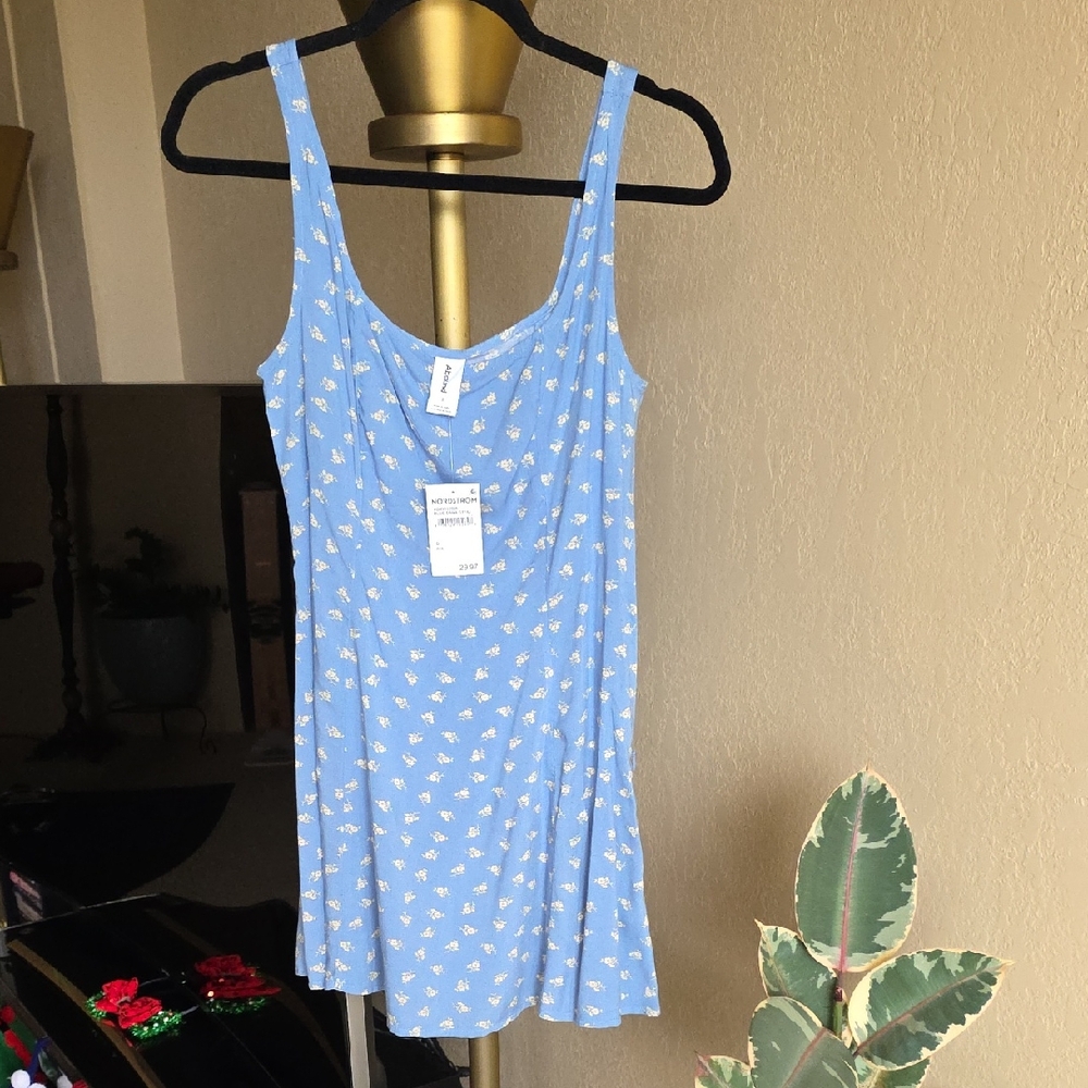 Abound Blue Floral Mini Dress